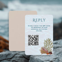 QR-Code für Lebensräume Hochzeitkarte