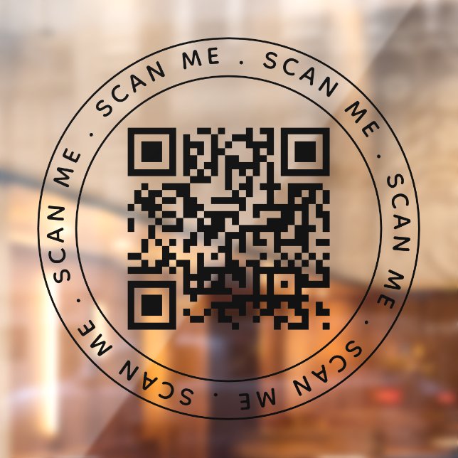 QR-Code für Minimalistische Berufliche Geschäftsze Fensteraufkleber (Blatt 2)