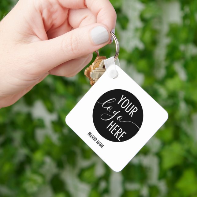 QR-Code für Minimalistische Berufliche Unternehmen Schlüsselanhänger (Hand)