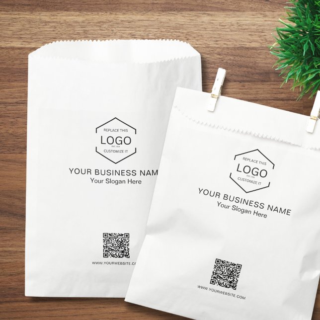 QR-Code für Minimalistisches Business Geschenktütchen (Von Creator hochgeladen)