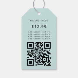 QR-Code für moderne Unternehmen Türkische Preissch Geschenkanhänger
