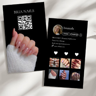 QR-Code für Nageldesigner Visitenkarte