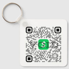 QR-Code für personalisierte Cash-App Schlüsselanhänger