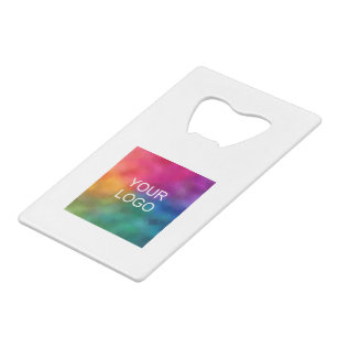 QR-Code für personalisiertes Business-Logo - URL-V Geldbeutel Flaschenöffner