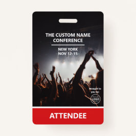 QR-Code für Red Access Pass-Logo auf der Konferenz Ausweis