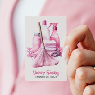 QR-Code für Reinigungsrosa des Hauses Visitenkarte