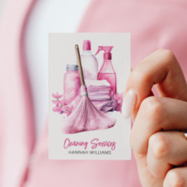 QR-Code für Reinigungsrosa des Hauses Visitenkarte