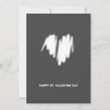 QR-Code für sauberes monochromes modernes Weißherz