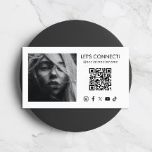 QR-Code für Social Media Hinzufügen von FotoWhite