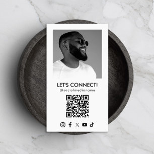 QR-Code für Social Media Hinzufügen von FotoWhite Visitenkarte