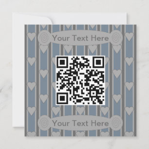 QR-Code für Spaß und Extravagantes Herz Einladung
