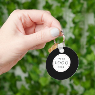 QR-Code für Unternehmen, beidseitig Schlüsselanhänger