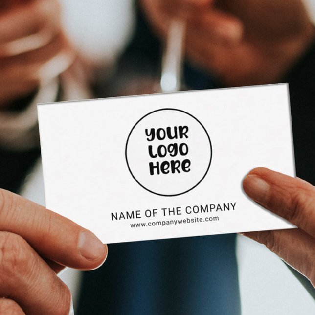 QR-Code für Unternehmen Beruflich Minimalistisch Visitenkarte (Von Creator hochgeladen)