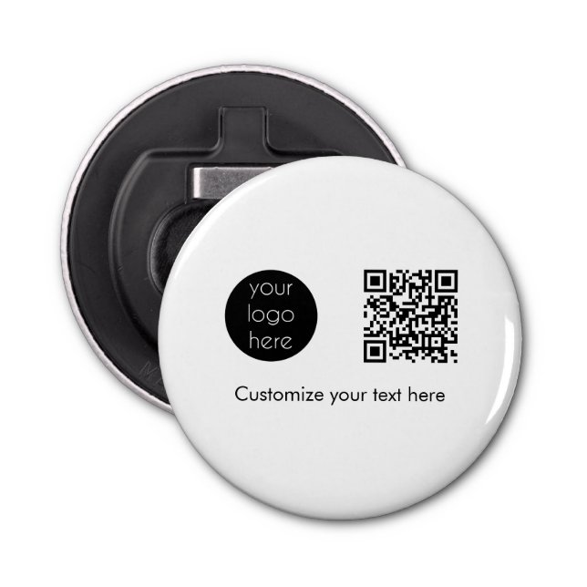 QR-Code für Unternehmen Flaschenöffner (Vorderseite)