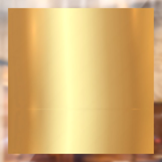 QR-Code für Unternehmen hochladen Gold-Blank Fensteraufkleber (Blatt 2)