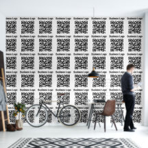 QR-Code für Unternehmen Modernes Minimales Büro