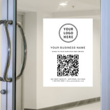 QR-Code für Unternehmen und Logos weiß