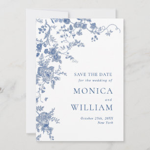 QR-Code für viktorianisch Blue French Garden Weddi Save The Date