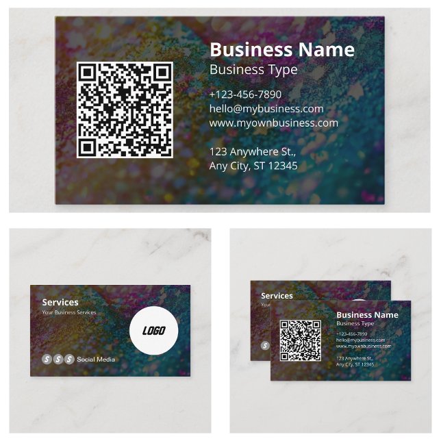 QR-Code für Visitenkarten-Logos Visitenkarte (Visiting Card Logo Scannable QR Code
)