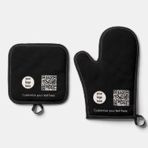 QR-Code für Werbematerial für schwarze Unternehmen