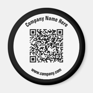 QR-Code für Werbeunternehmen Magnet