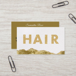 QR-Code für White Gold Hair Stylist Visitenkarte