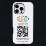 QR Code Generator & Business-Logo Moderne Minimal iPhone 16 Pro Max Hülle<br><div class="desc">Teilen Sie jede Website mit einem stilvollen QR-Code und Logo iPhone 11Pro Case. Um Ihren eigenen QR-Code mit dem Generator zu erstellen, geben Sie einfach die URL der Website in die Vorlage ein. Alle Formulierungen sind einfach zu personalisieren oder zu löschen, und mit dem Zazzle Design Tool lassen sich die...</div>
