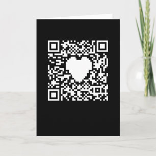 QR-Code-Generator mit einem Herz Karte