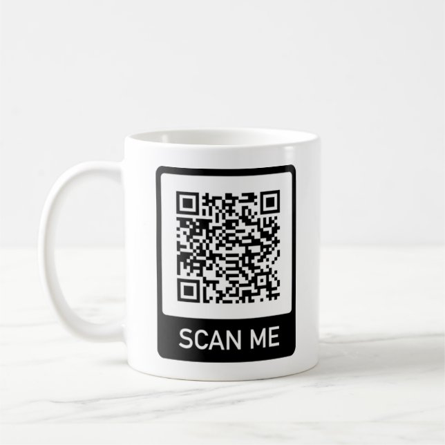 QR-Code-Geschäft Kaffeetasse (Links)