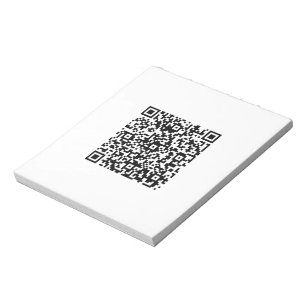 QR-Code-Geschäft Notizblock