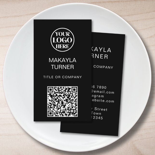 QR-Code Geschäft Professionelles Logo Visitenkarte (Von Creator hochgeladen)