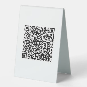 QR-Code-Geschäft Tischaufsteller