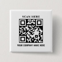 QR-Code-Geschäftsbranding-Promotionstaste