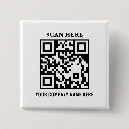 QR-Code-Geschäftsbranding-Promotionstaste Button