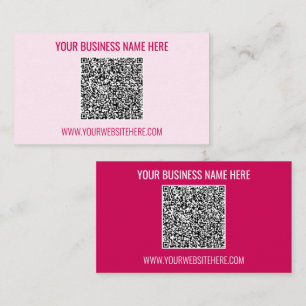 QR-Code-Geschäftskarten Benutzerdefinierter Text u Visitenkarte