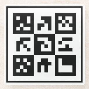 qr Code Glasuntersetzer