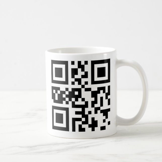 QR Code - glückliches Chanukah! Kaffeetasse (Rechts)