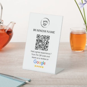 Qr Code Google Reviews Business Review Sockelschild