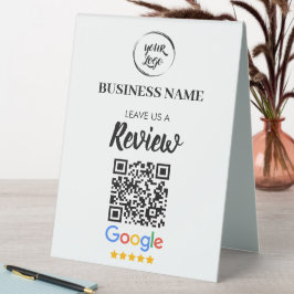 Qr Code Google Reviews Business Review Tischaufsteller