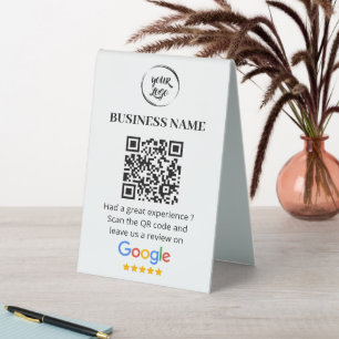 Qr Code Google Reviews Business Review Tischaufsteller