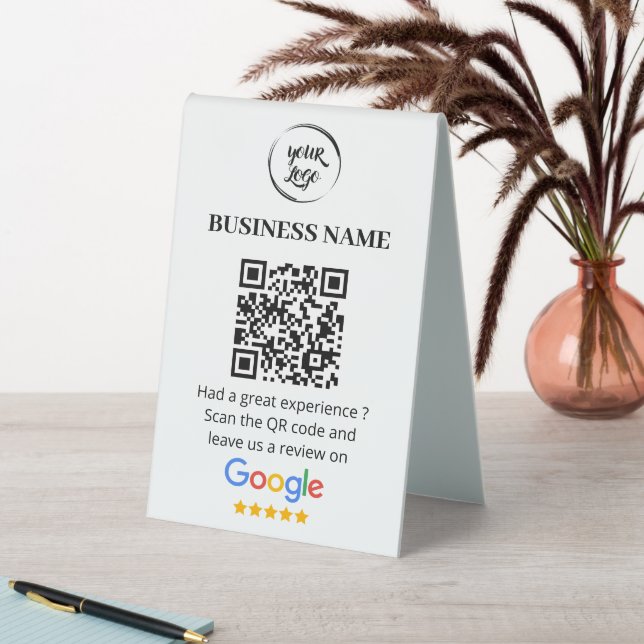 Qr Code Google Reviews Business Review Tischaufsteller (In Situ (Tisch))