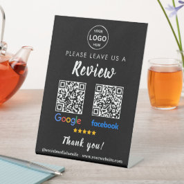 Qr Code Google Reviews Facebook Business Review Pe Sockelschild