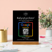 Qr-Code Google Rezensionen Firmenlogo