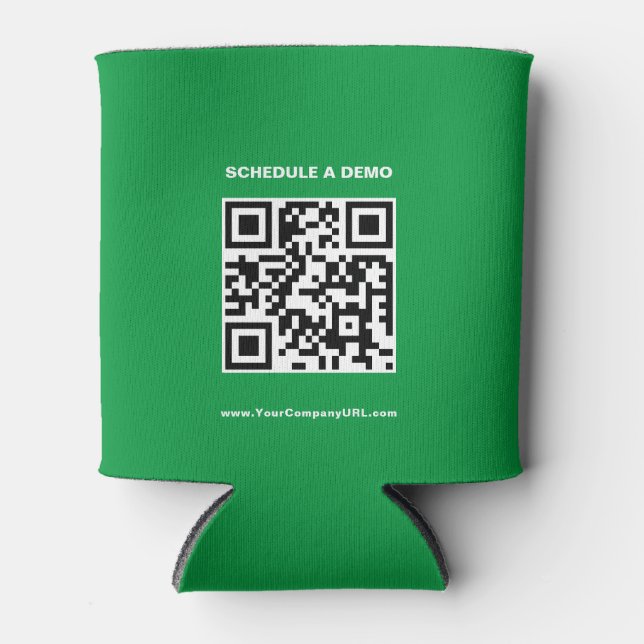 QR-Code-Händler-Software mit Logo Dosenkühler (Vorderseite)