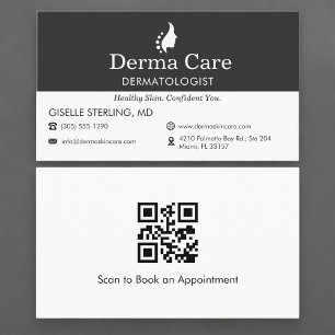QR-Code Hautarzt Dermatologe Praxis Visitenkarte