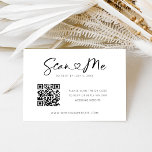 QR Code Herz Schriftart Minimal Hochzeitkarte RSVP Begleitkarte<br><div class="desc">Moderne Hochzeitskarte mit einem wunderschönen Schriftart,  der Ihrem Event eine Touch spielerischer Eleganz verleiht - angepasst an Ihren QR Code. Klicken Sie auf "Weiter anpassen",  um den Schriftart oder die Hintergrundfarbe zu ändern,  um Ihren Hochzeitsplan zu erfüllen.</div>