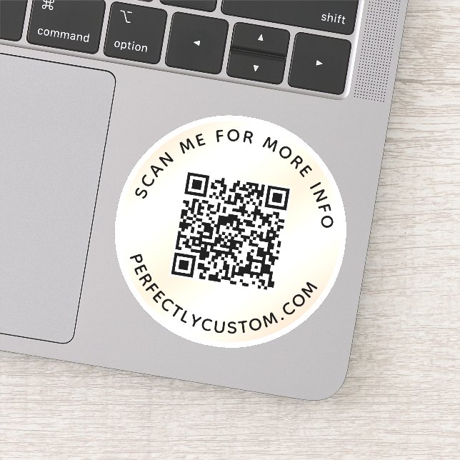 QR-Code hinzufügen Scannen Sie mich nach weiteren  Aufkleber (Detail)
