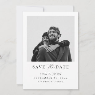 Qr Code Hochzeit Save the Date Foto  Einladung