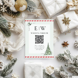 QR Code Hochzeitsempfangskarte Begleitkarte