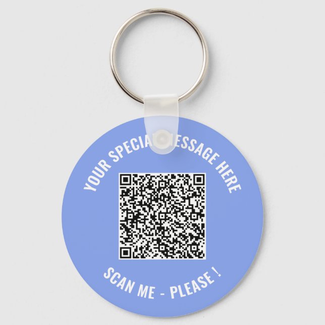 QR-Code Ihr Schlüsselanhänger für besondere Nachri (Vorderseite)